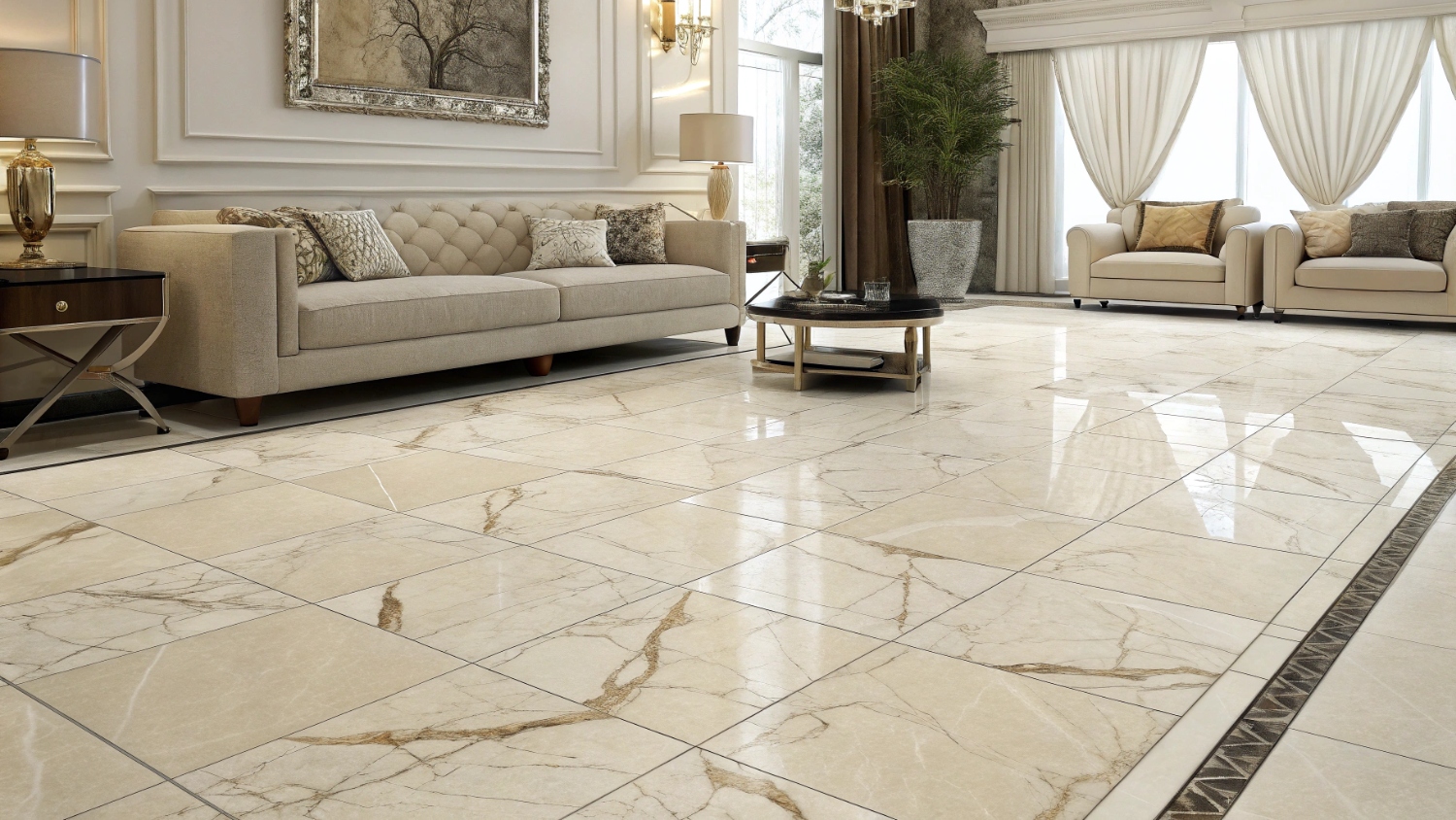 Керамическая плитка и керамогранит под цемент: урбанистический тренд