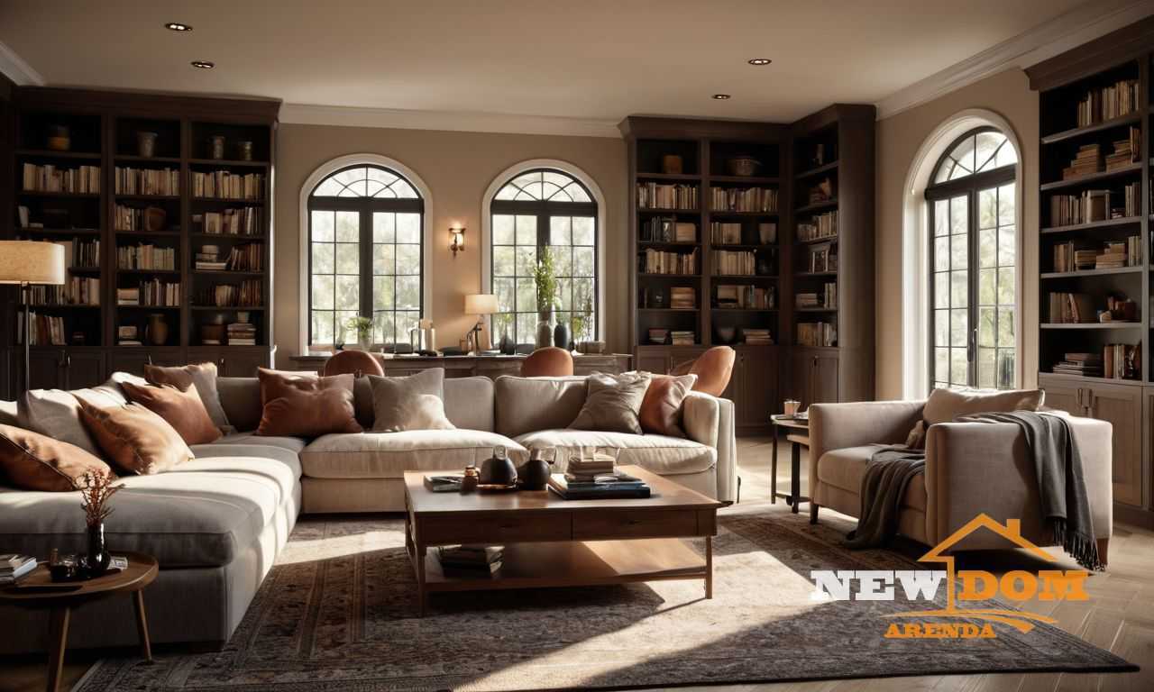 Выбор рисунка штор для спальни с однотонной мебелью