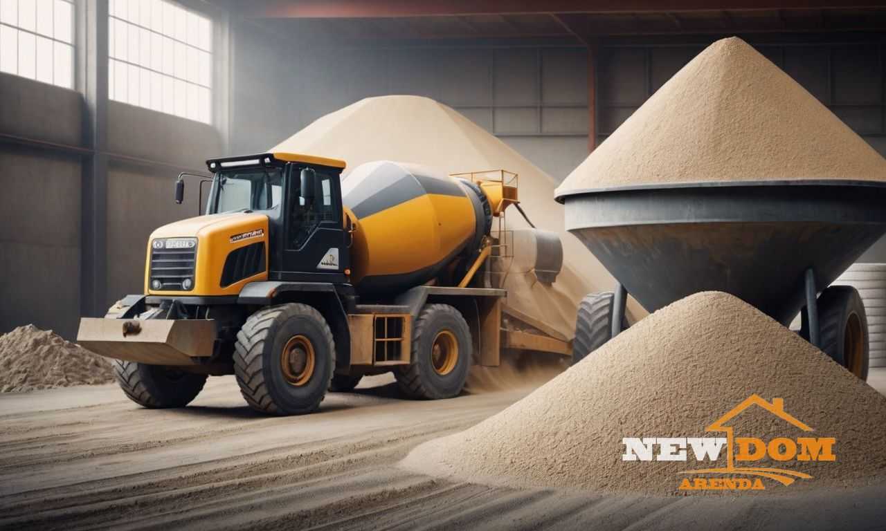 Песок для бетонной подготовки